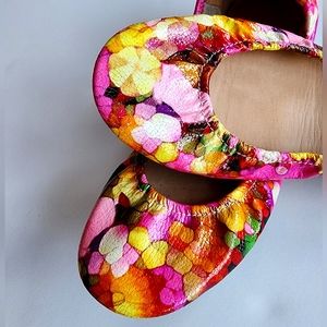 Tieks Leather Ballet Flats Aquarella Size 9